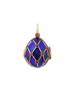 RUSSIAN GILT SILVER ENAMEL RUBY EGG LOCKET PENDANT PIC-3