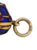 RUSSIAN GILT SILVER ENAMEL RUBY EGG LOCKET PENDANT PIC-7