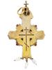 RUSSIAN SILVER ENAMEL ORTHODOX CROSS PENDANT PIC-2