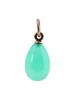 RUSSIAN 14K GOLD AND JADE EGG PENDANT PIC-0