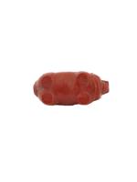 RUSSIAN 14K GOLD CARVED JASPER PIG FORM PENDANT