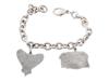 RARE KALO SHOP STERLING SILVER BRACELET W CHARMS PIC-1