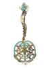 ANTIQUE FRENCH CLOICONNE ENAMEL BON BON SPOON PIC-0