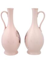 2 RUSSIAN SOVIET DMITROV PORCELAIN FACTORY JUGS