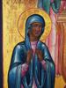 ANTIQUE 19TH C RUSSIAN ORTHODOX ICON OF DEESIS PIC-5