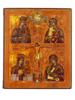 ANTIQUE 19TH C RUSSIAN FOUR PART ICON OF VIRGIN MARY PIC-0