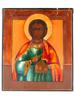 ANTIQUE 19TH C RUSSIAN ICON OF ST PANTELEIMON PIC-0