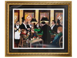 LTD FRENCH BILLIARDS SERIGRAPH BY GUY BUFFET SIGNED