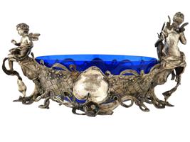 ANTIQUE RUSSIAN SILVER CENTERPIECE BY JOSEPH MARSHAK