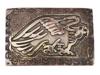 VINTAGE STERLING SILVER BELT BUCKLE W EAGLE DESIGN PIC-0