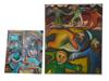 PAINTINGS ATTR TO HELEN SALZBERG AND PAUL YARENSKY PIC-0