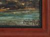 ANTIQUE ITALIAN CARLO PONTI OIL LANDSCAPE PAINTING PIC-2