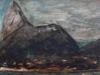 ANTIQUE ITALIAN CARLO PONTI OIL LANDSCAPE PAINTING PIC-1