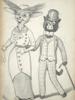 ENGLISH PENCIL DRAWINGS OF CATS BY LOUIS WAIN PIC-1