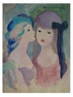 FRENCH ARGENTINIAN M LAURENCIN LUIS SEOANE PAINTINGS