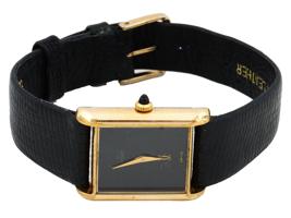 CARTIER TANK 18K GOLD ELECTROPLATED WRIST WATCH