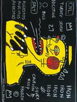 JEAN MICHEL BASQUIAT 1983 AMERICAN PAINTING W COA