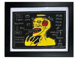 JEAN MICHEL BASQUIAT 1983 AMERICAN PAINTING W COA