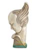 ANTIQUE ART DECO HEAD SCULPTURE BY KARL HAGENAUER PIC-0