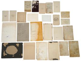 COLLECTION OF ANTIQUE AMERICAN CABINET PHOTOGRAPHS