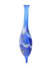 ANCIENT ROMAN MARBLE BLUE GLASS FLASK PIC-0