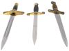 GROUP OF THREE RUSSIAN MILITARY DAGGERS WITH SCABBARDS PIC-3