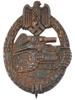 WORLD WAR II NAZI GERMAN THIRD REICH PANZER BADGE PIC-0