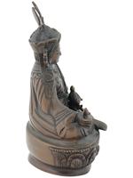 ASIAN METAL SCULPTURE OF SACRED GURU RINPOCHE