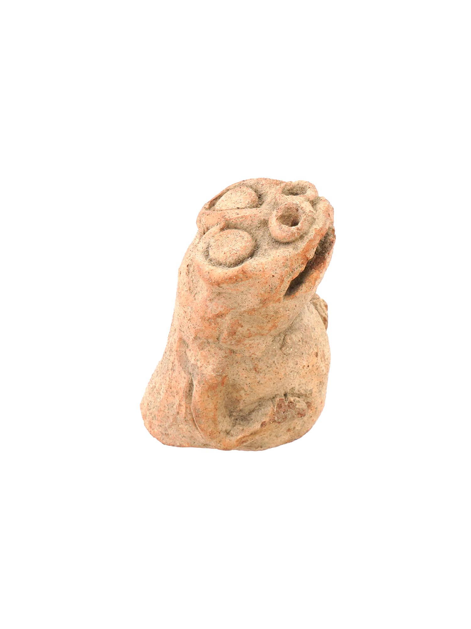 ANCIENT MAYAN EFFIGY CERAMIC ANIMAL SCULPTURE PIC-1