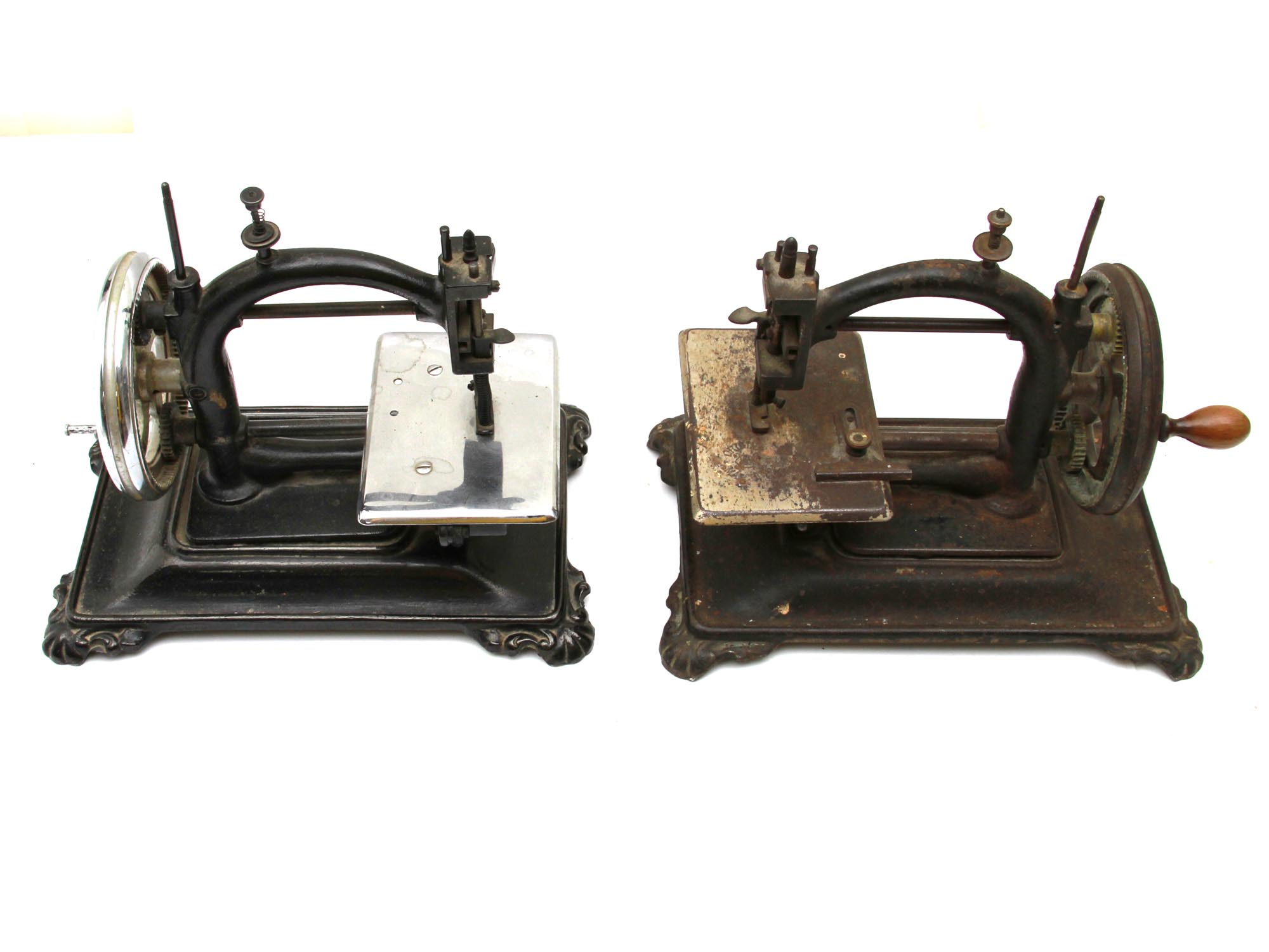 TWO VINTAGE ORIGINAL EXPRESS SEWING MACHINES PIC-2