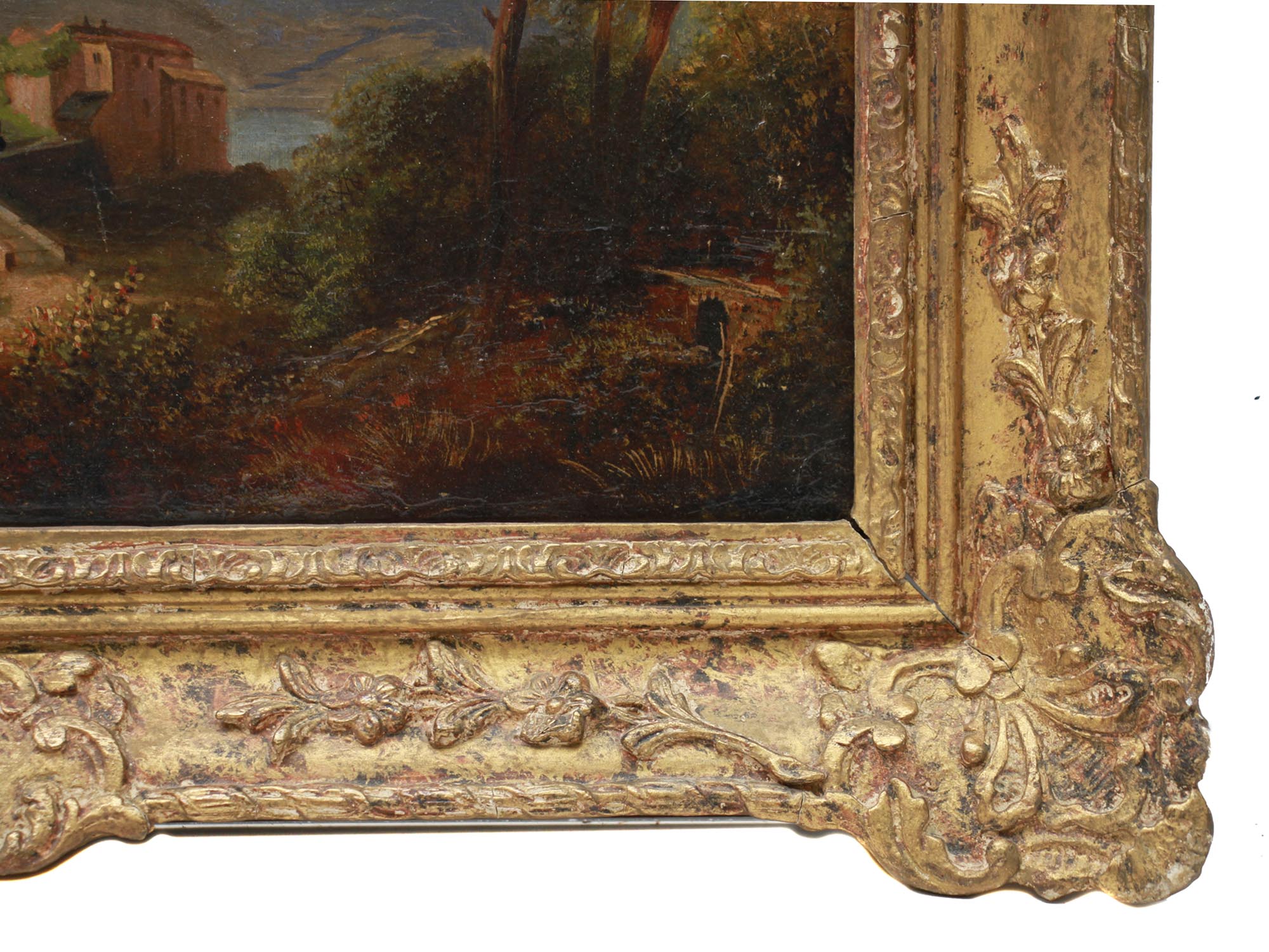 A CLASSICAL 19TH CENTURY OIL PAINTING SINGED PIC-4