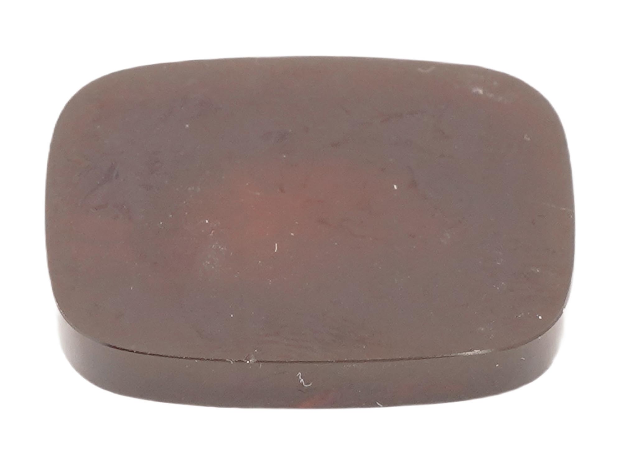 ANTIQUE CARNELIAN MALE PORTRAIT CAMEO PIC-3