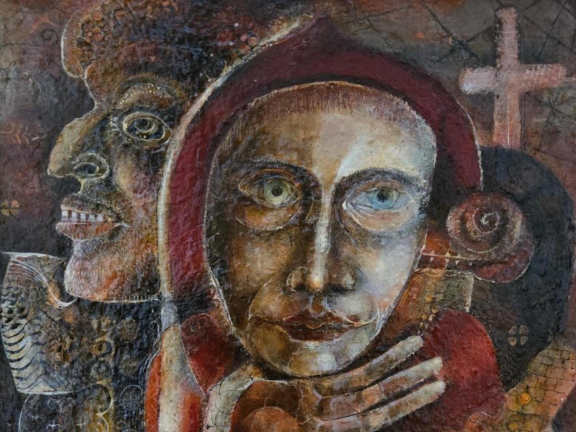 NIKOLAY MANUYLOV KUK RUSSIAN PORTRAIT OIL PAINTING PIC-1