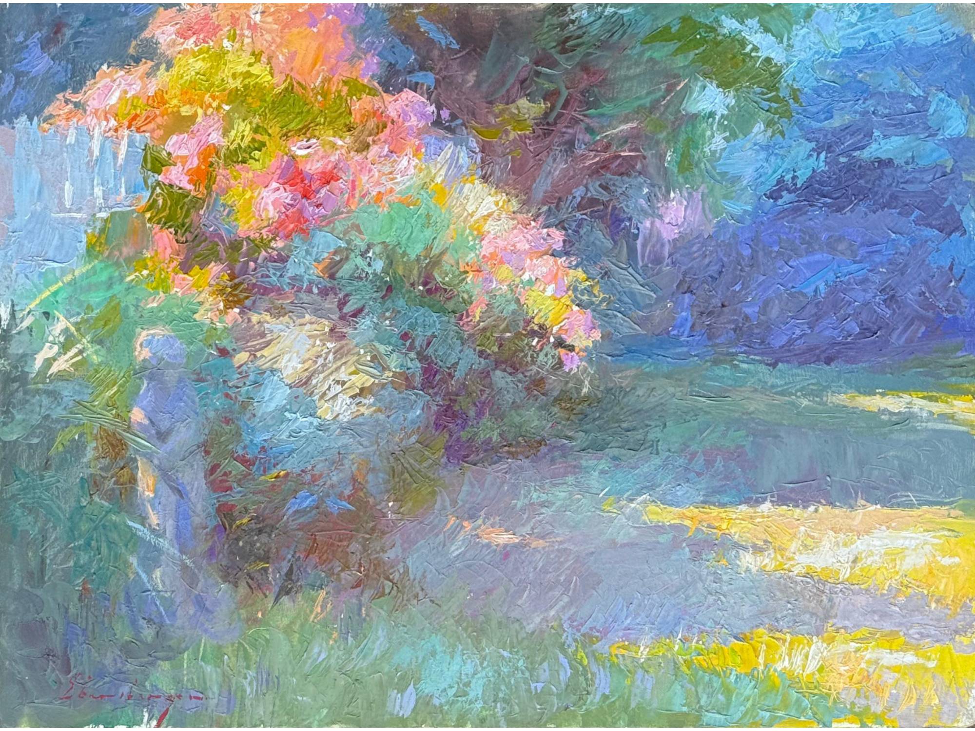 AMERICAN LANDSCAPE OIL PAINTING BY JOHN EBERSBERGER PIC-1