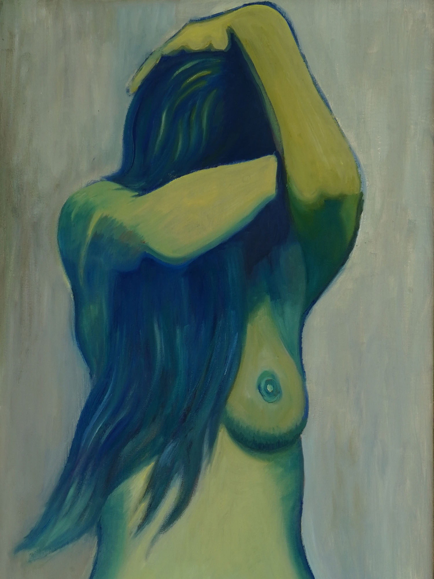 CONTEMPORARY OIL PAINTING JILLANY ROSS FEMALE NUDE PIC-1