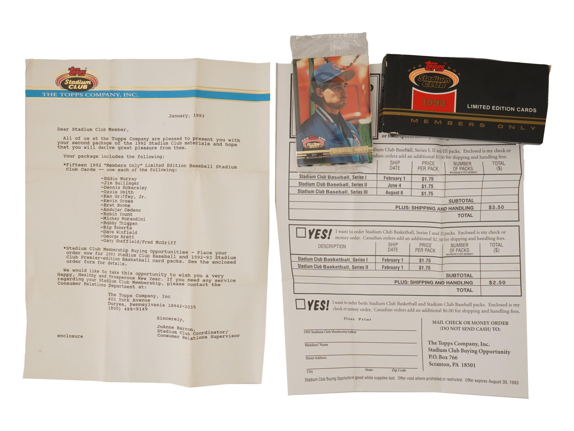 TOPPS LIMITED EDITION STADIUM CLUB TRADING CARDS PIC-5