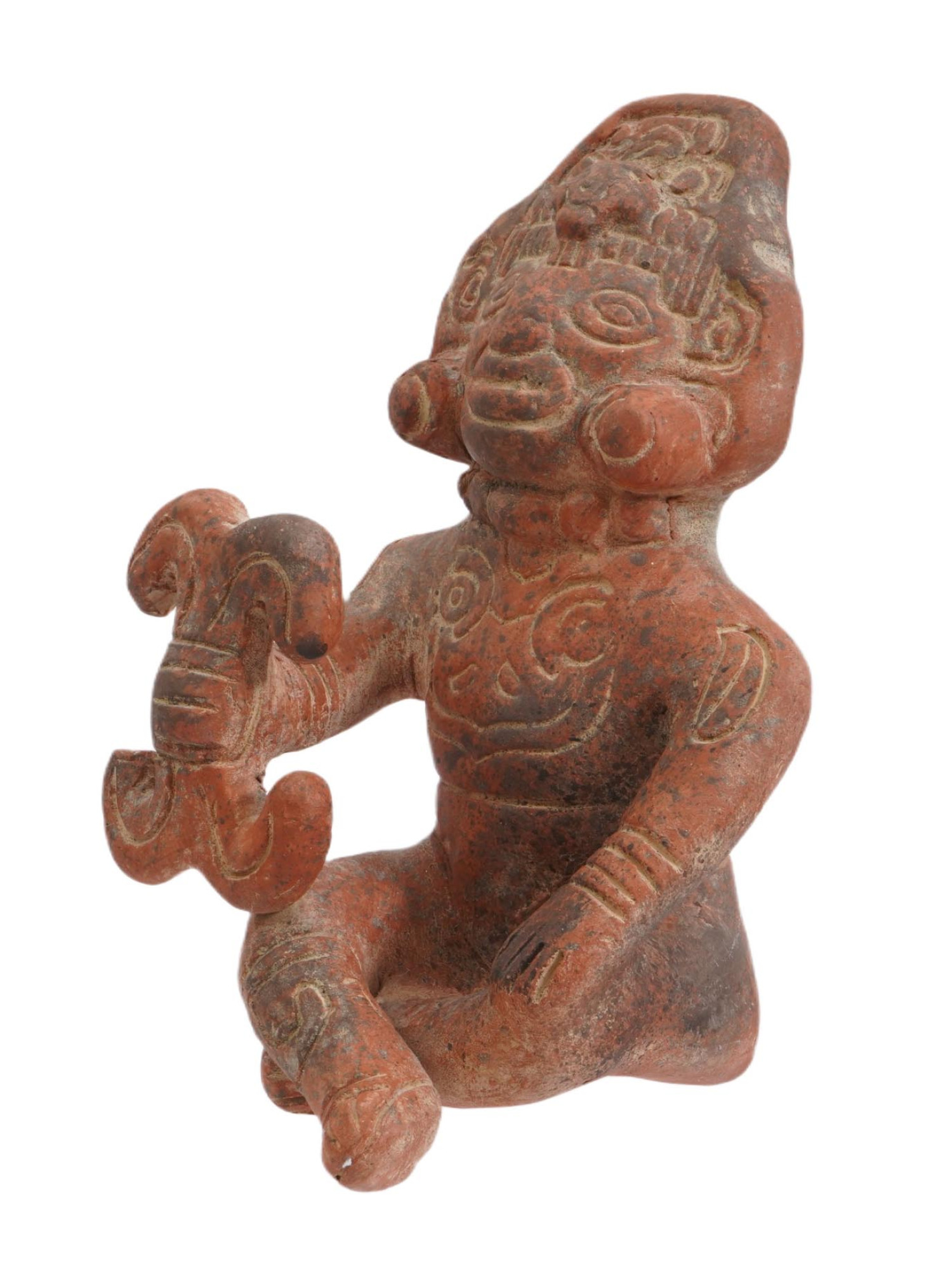 PRE COLUMBIAN STYLE TERRACOTTA FIGURINE PIC-1