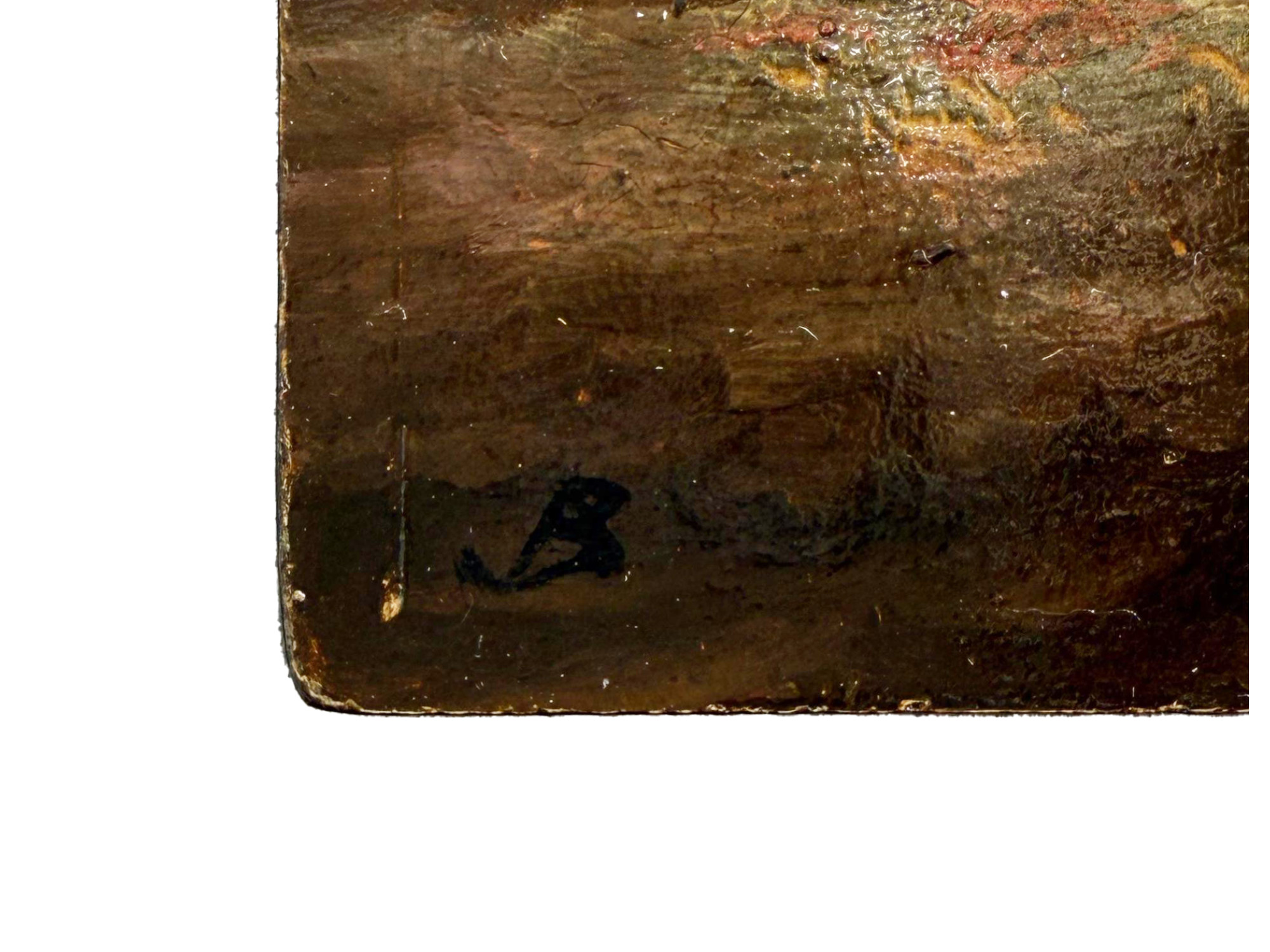 AMERICAN OIL PAINTING SIGNED ALBERT BIERSTADT PIC-2