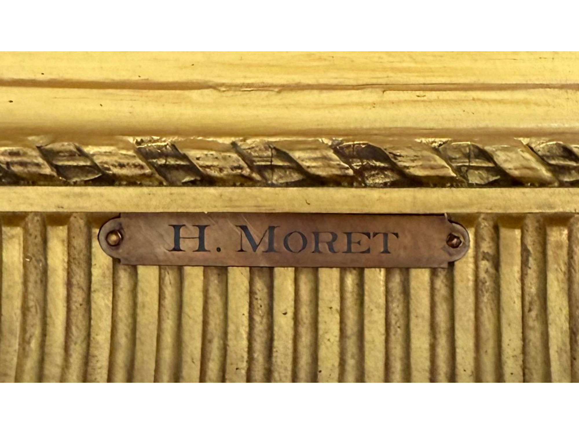 ATTR TO HENRY MORET FRENCH LANDSCAPE OIL PAINTING PIC-2