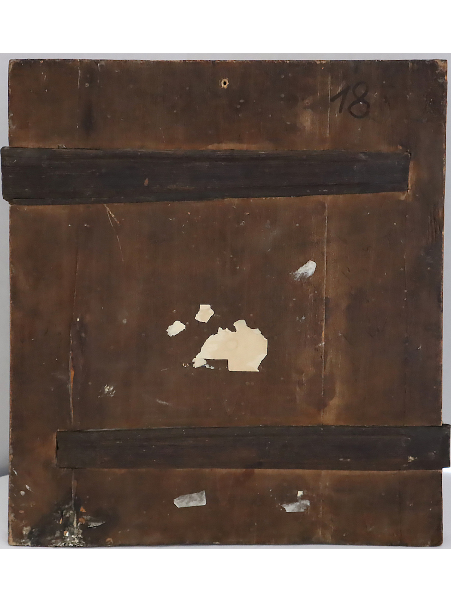 ANTIQUES, ORTHODOX, RUSSIAN ICON: CHRIST PANTOKRATOR PIC-2