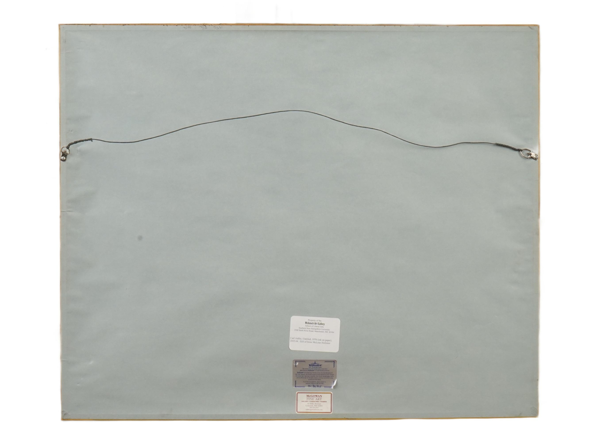 AMERICAN PAINTING FOREST LANDSCAPE CARL ASHBY 1976 PIC-3