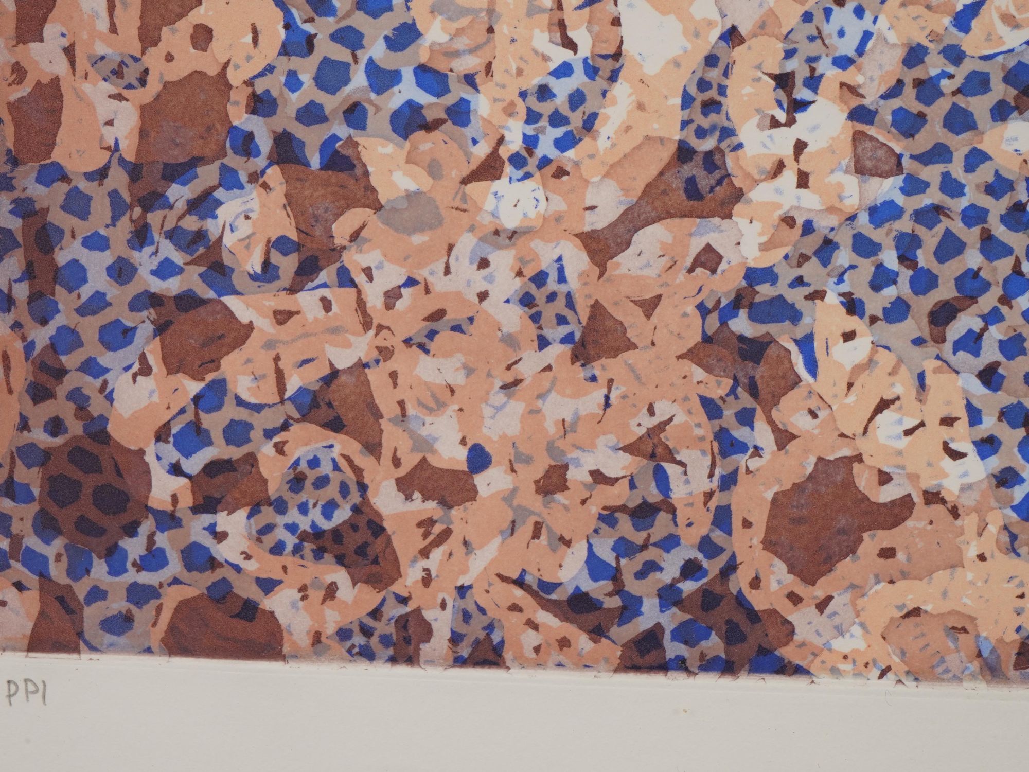 COLOR INTAGLIO PRINT BY LISE LEMELAND UNTITLED 2007 PIC-3