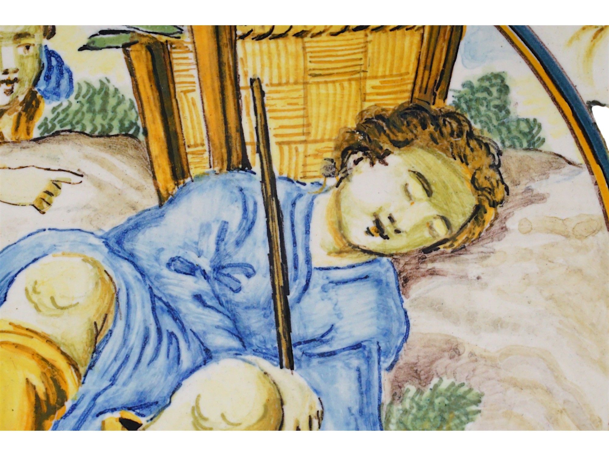 AFTER CASTELLI PAIR OF 19TH C ITALIAN MAJOLICA PLATES PIC-8