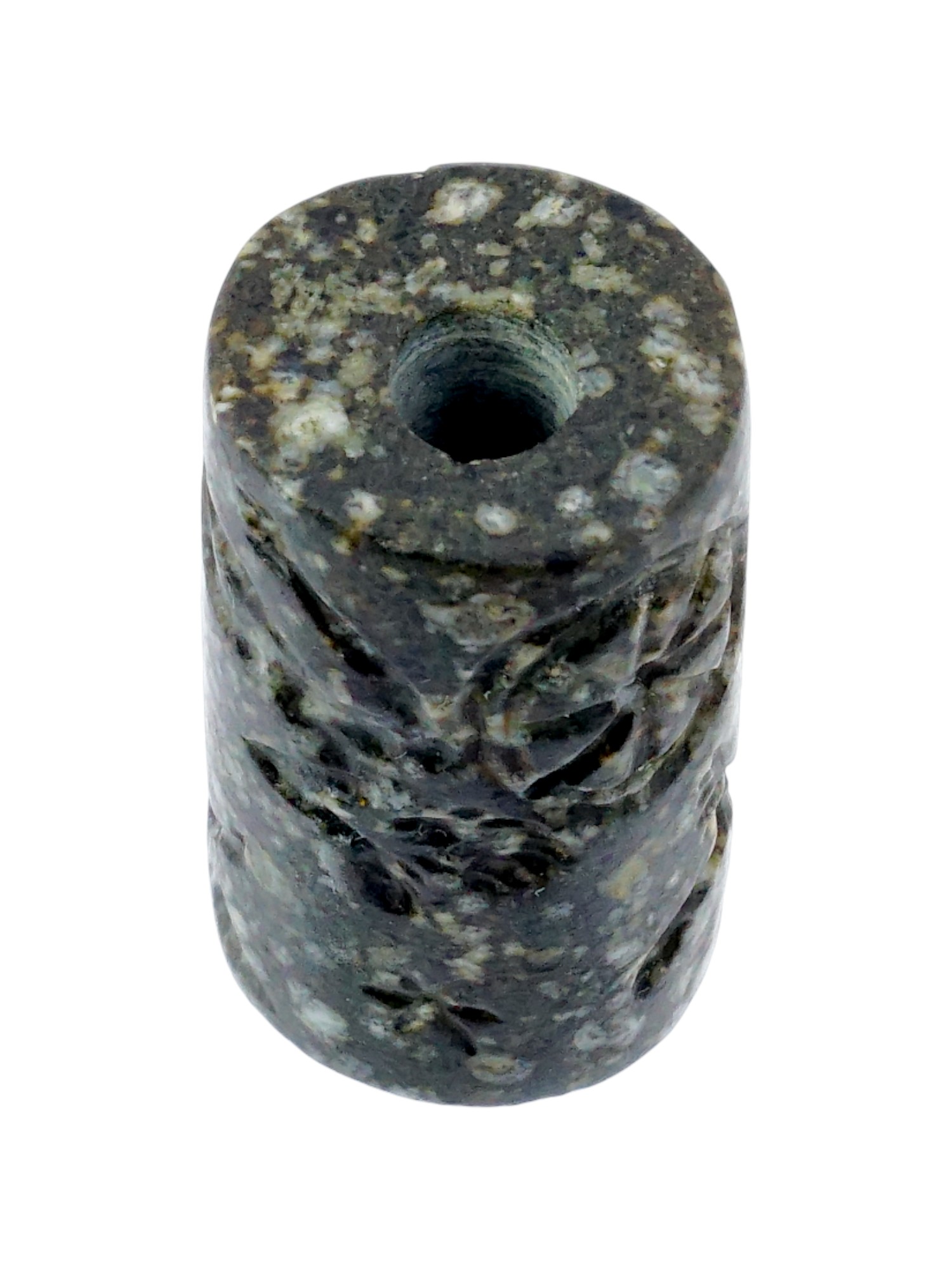 1000 BC ANCIENT NEAR EASTERN CARVED STONE CYLINDER SEAL PIC-1