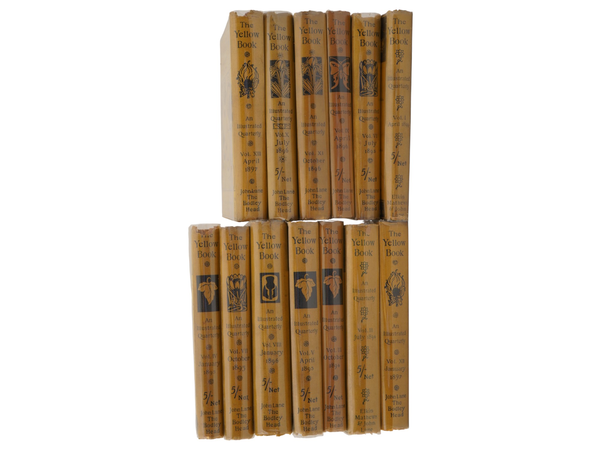 ANTIQUE BRITISH THE YELLOW BOOK MAGAZINE COLLECTION PIC-2