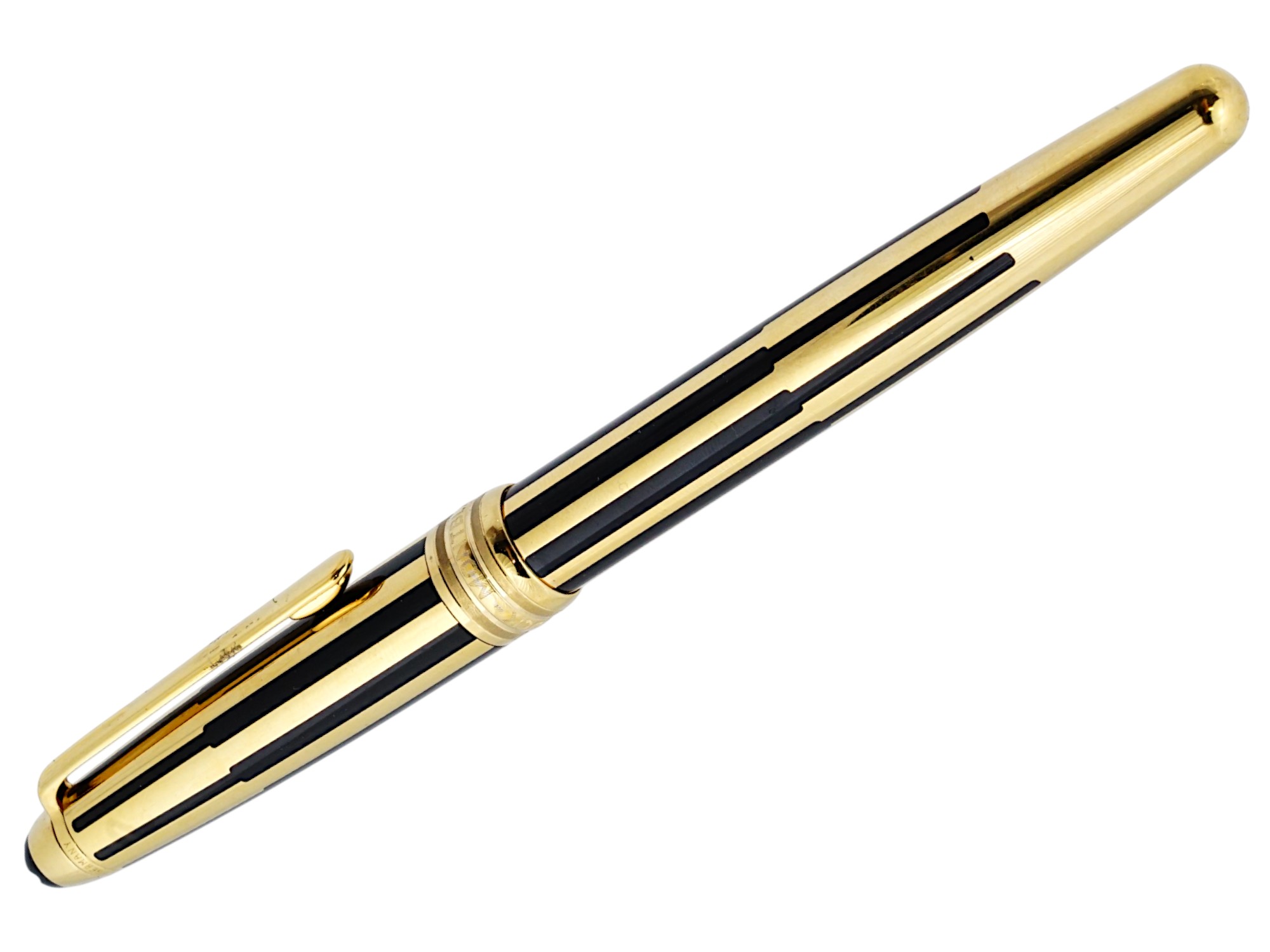 VTG MONTBLANC MEISTERSTUCK 18K GOLD NIB FOUNTAIN PEN PIC-