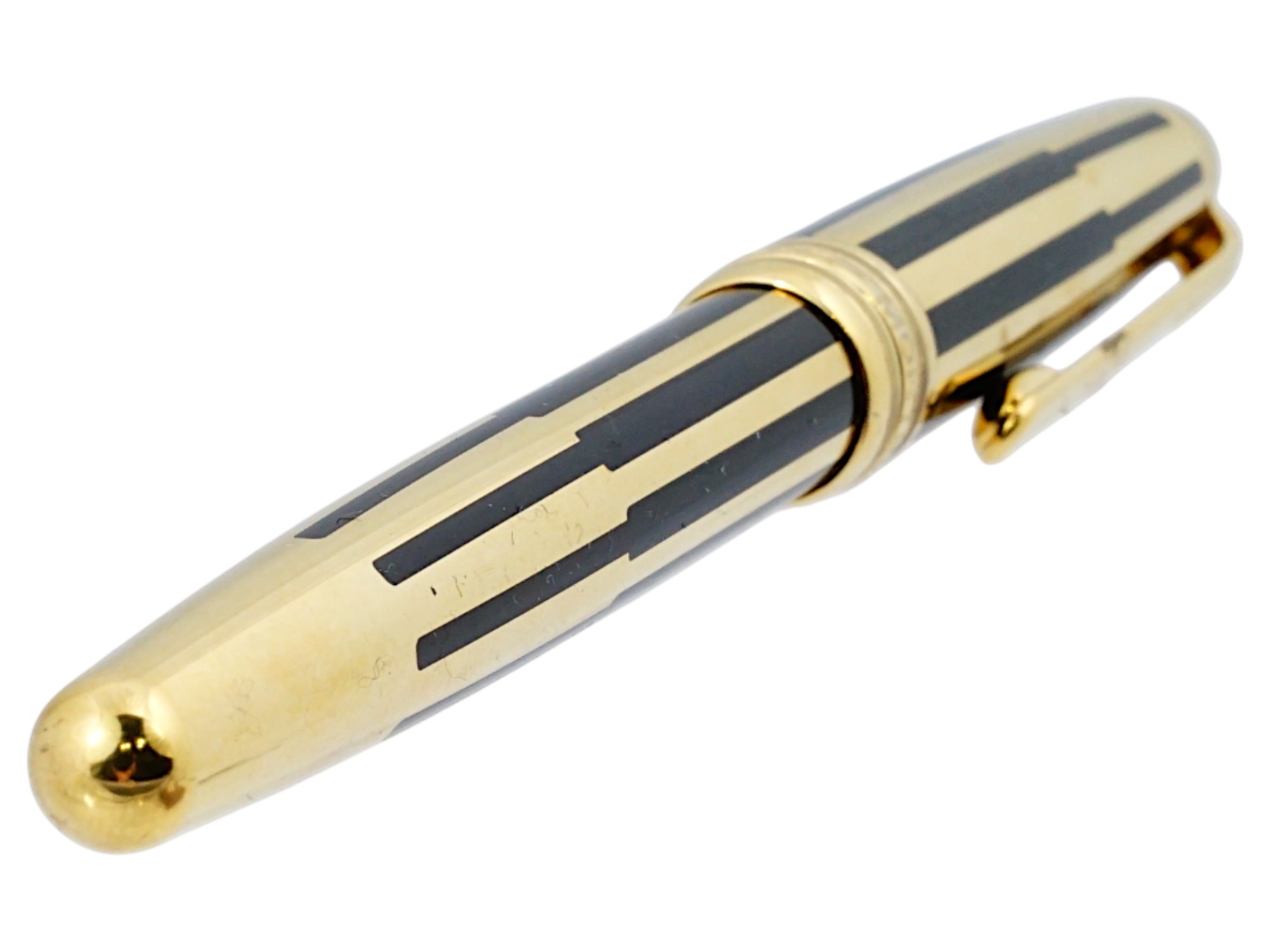 VTG MONTBLANC MEISTERSTUCK 18K GOLD NIB FOUNTAIN PEN PIC-4