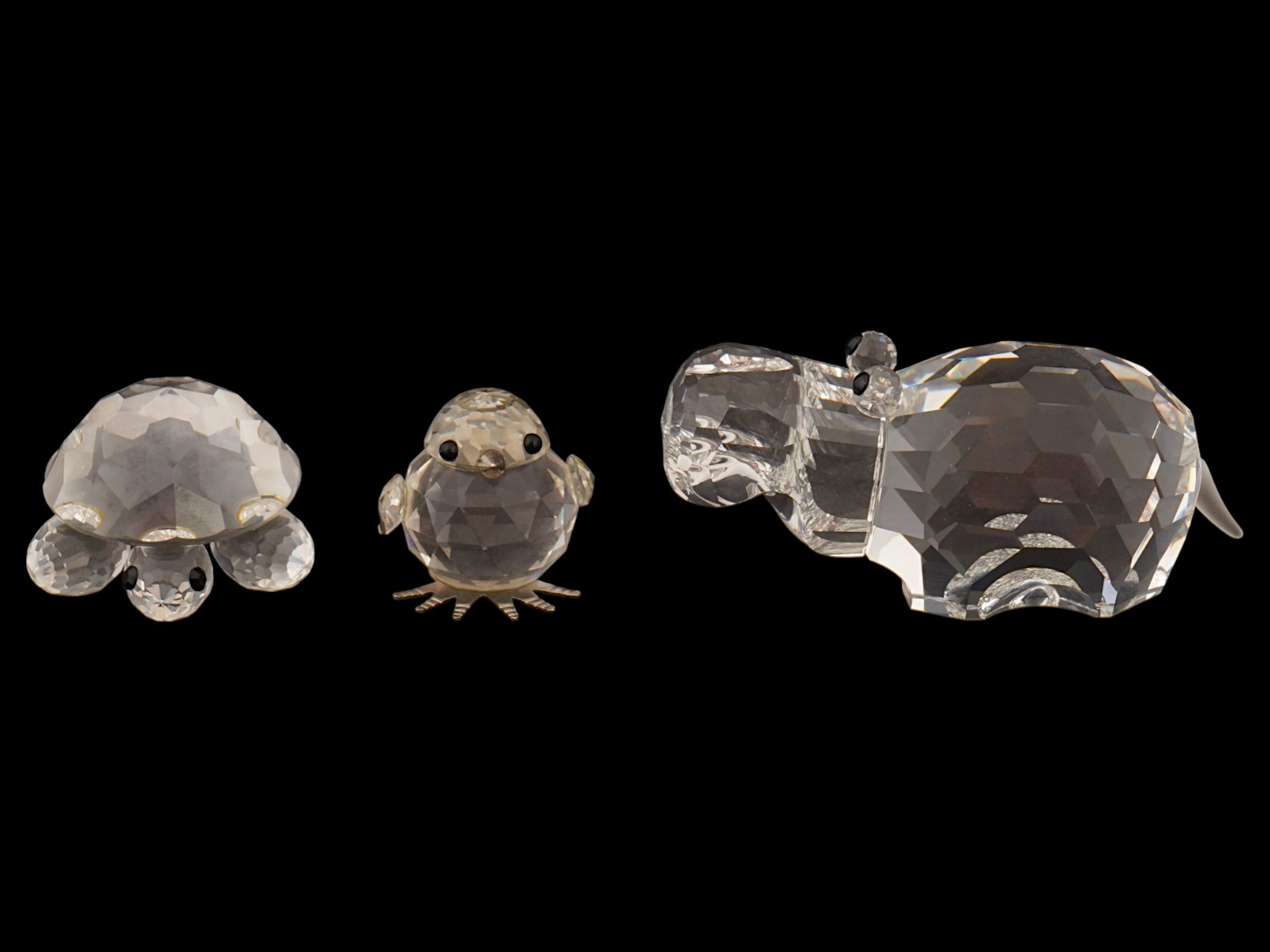 SEVEN VINTAGE SWAROVSKI SILVER CRYSTAL ANIMAL FIGURINES PIC-5