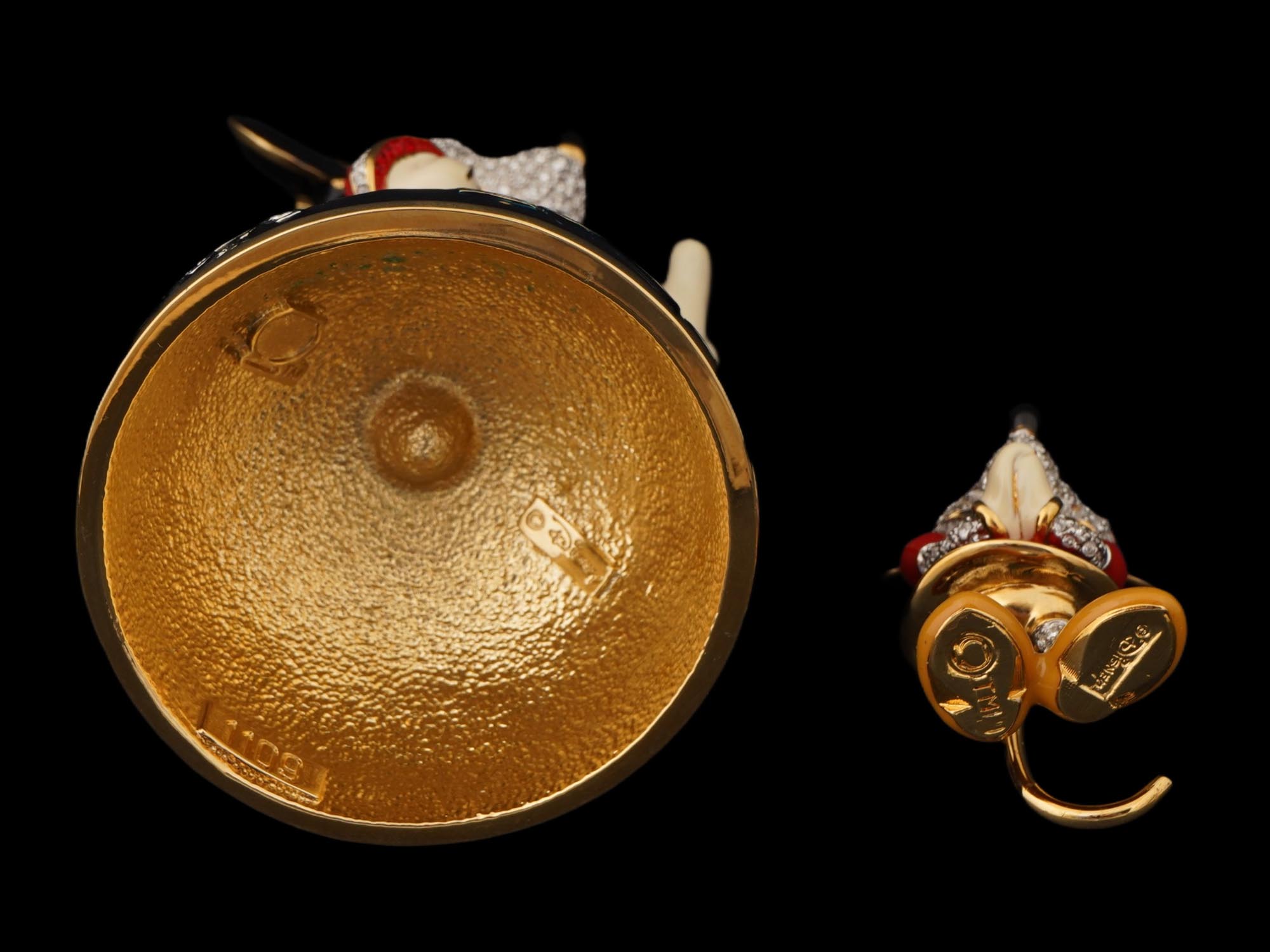 MICKEY MOUSE MINNIE MOUSE SWAROVSKI CRYSTAL FIGURINES PIC-5