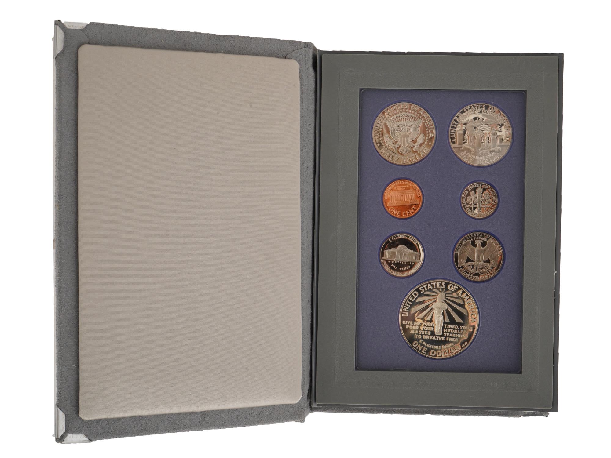 1986 AMERICAN LIBERTY PRESTIGE COIN SET IN BOX PIC-2